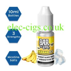 Bar by Uncles Salt E-Liquid Banana Ice from only £1.99