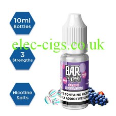 Bar by Uncles Salt E-Liquid Grape Bubblegum from only £1.99