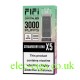 FIFI Crystal 3000 Puff Vaping System Pod Pack (600Puff x 5) Strawberry Kiwi