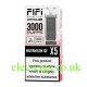 FIFI Crystal 3000 Puff Vaping System Pod Pack (600Puff x 5) Watermelon Ice