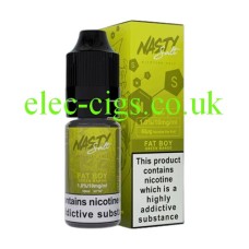 green box with the Fat Boy Nic-Salts by Nasty Juice (Mango-Lime)  in it
