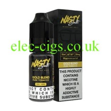 Gold Blend Nic-Salts E-Liquid by Nasty Juice (Tobacco) from £2.70