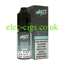 Sicko Blue Nic-Salts E-Liquid by Nasty Juice (Blue Raspberry) from £2.70