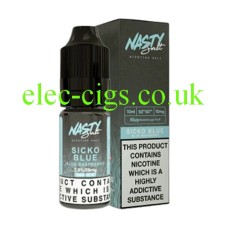 once again a blue-black box with the Stargazing Nic-Salts E-Liquid by Nasty Juice (Blueberry) in it.