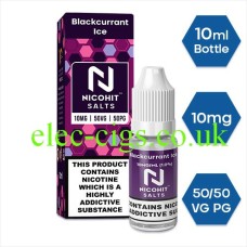 Blackcurrant Ice Nicotine Salt by Nicohit from only £2.50