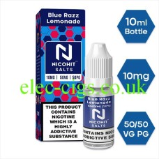 Blue Razz Lemonade Nicotine Salt by Nicohit from only £2.50