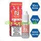 Image shows a box and a bottle of Peach Ice Nicotine Salt by Nicohit