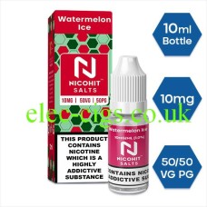 Watermelon Ice Nicotine Salt by Nicohit from only £2.50