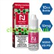 Image shows a box and a bottle of Watermelon Ice Nicotine Salt by Nicohit
