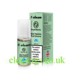 A Steam 10ML E-Liquid Kiwi Passionfruit Guava from only £1.59