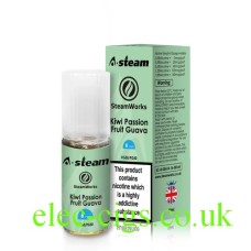 A Steam 10ML E-Liquid Kiwi Passionfruit Guava