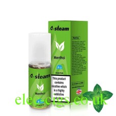 A Steam 10ML E-Liquid Menthol from only £1.59