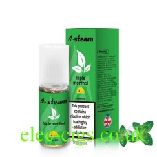 A Steam 10ML E-Liquid Triple Menthol from only £1.39