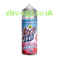 Image shows a 100ml bottle of All American Frooti Tooti: Frosted Glazed Donuts 