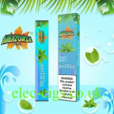 Image shows Amazonia 300 Puff E-Cigarette Cool Mint