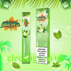 Image shows Amazonia 300 Puff E-Cigarette Double Apple