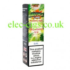 Image of the box of Amazonia 10 ML E-Liquid: Strawberry Ice