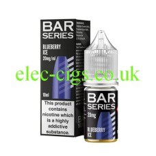 Bar Series 10ML Nicotine Salts Blueberry Ice from only £1.89