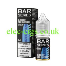 Bar Series 10ML Nicotine Salts Blueberry Sour Raspberry from only £1.89