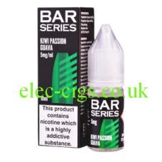 Bar Series 10ML Nicotine Salts Kiwi Passionfruit Guava from only £1.89