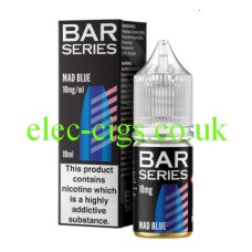 Bar Series 10ML Nicotine Salts Mad Blue from only £1.89