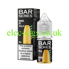 Bar Series 10ML Nicotine Salts Mango Ice from only £1.89