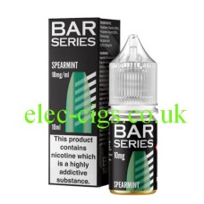 Bar Series 10ML Nicotine Salts Spearmint from only £1.89