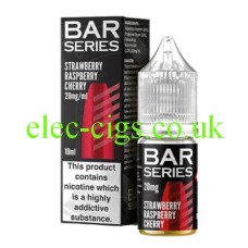 Bar Series 10ML Nicotine Salts Strawberry Raspberry Cherry from only £1.89