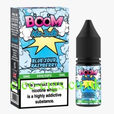 Blue Sour Raspberry: Boom Nicotine Salt E-Liquid