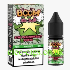 Kiwi Passion Fruit Guava: Boom Nicotine Salt E-Liquid from only £2.29