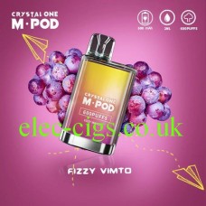 Crystal One M-Pod 600 Puff Disposable E-Cigarette Fizzy Vimto only £3.00
