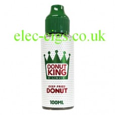 Image shows a Bottle of Deep Fried Donut 100 ML E-Liquid by Donut King