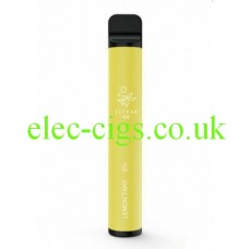Image shows Lemon Tart 600 Puff Disposable E-Cigarette by Elf Bar