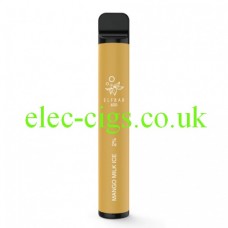 Image shows Mango Milk Ice 600 Puff Disposable E-Cigarette by Elf Bar