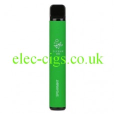 Image shows Spearmint 600 Puff Disposable E-Cigarette by Elf Bar