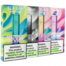 Image shows 4 of the 8 colours available in the Elf Bar Mate Pod Device Vape Kit  Range
