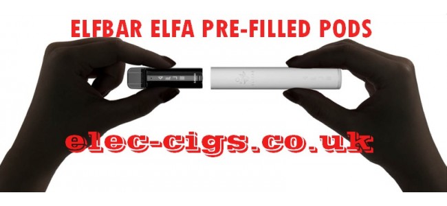 Image shows how easy it is to activate the Elfa Pod System by Elfbar
