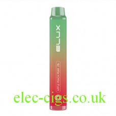 Elux Mini 600 Puff Disposable Bar: Apple Peach Pear with shades of colour going from red to green