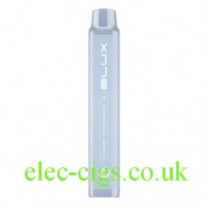 Image shows Elux Mini 600 Puff Disposable Bar: Blueberry Pomegranate