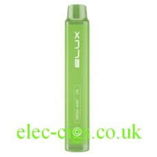 Image shows Elux Mini 600 Puff Disposable Bar: Fresh Mint