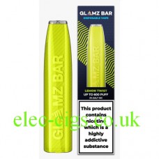 Lemon Twist 600 Puff Disposable Bar from Glamz Bar 