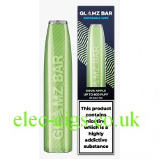 Take the green colour as a warning; this Sour Apple Disposable Bar from Glamz Bar bites back.