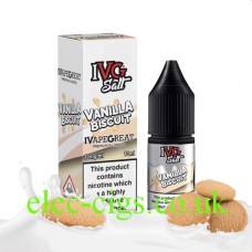 IVG Salts Vanilla Biscuit from only £2.33