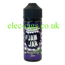 Image shows Blackcurrant Jam 100 ML E-Liquid from the Jam Jar Range