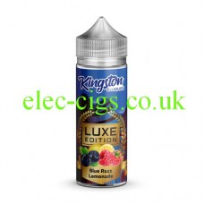 Image shows Kingston 100 ML Luxe E-Liquid Blue Razz Lemonade