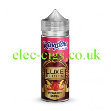 Image shows Kingston 100 ML Luxe E-Liquid Strawberry Energy
