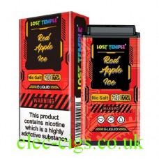 Lost Temple 1000 Puff Pod System Red Apple Ice