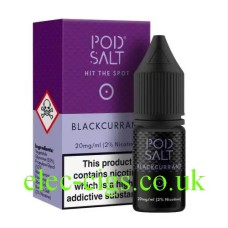 Pod Salt Hit The Spot E-Liquid Blackcurrant from only £1.95