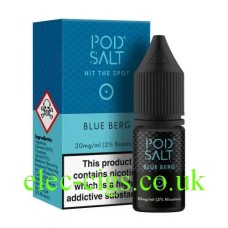 Pod Salt Hit The Spot E-Liquid Blue Berg