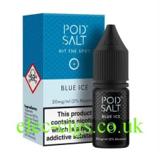 Pod Salt Hit The Spot E-Liquid Blue Ice form only £1.95